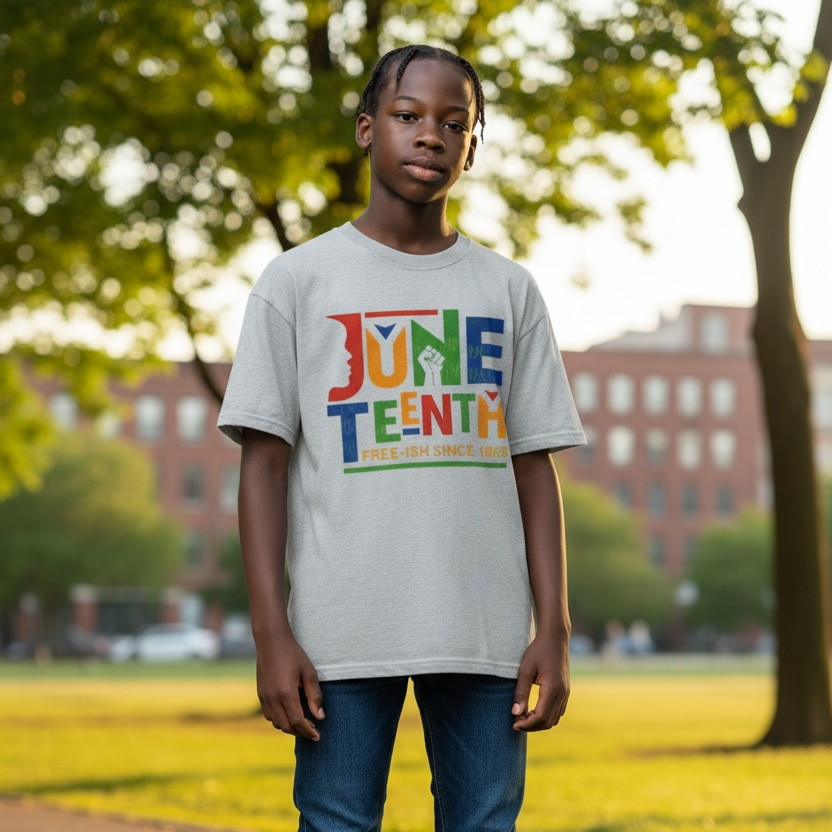 Juneteenth “Free-ish Since 1865” Graphic Tee ✊🏾❤️💛💚