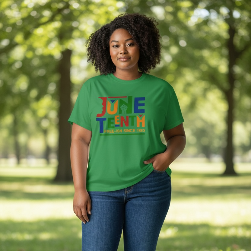 Juneteenth “Free-ish Since 1865” Graphic Tee ✊🏾❤️💛💚
