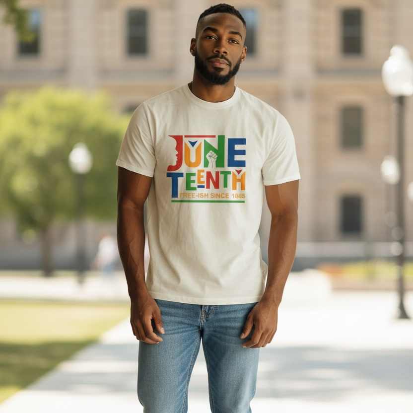 Juneteenth “Free-ish Since 1865” Graphic Tee ✊🏾❤️💛💚