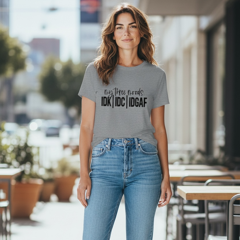 My Three Moods Graphic Tee
