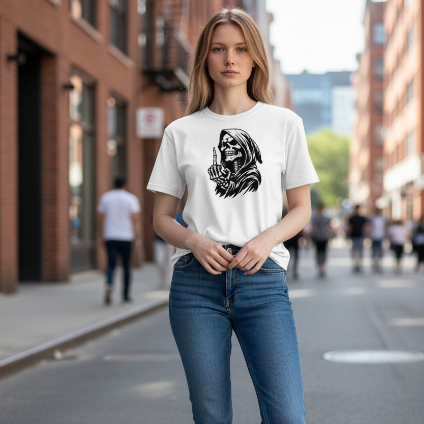 Silent Reaper Graphic Tee 💀