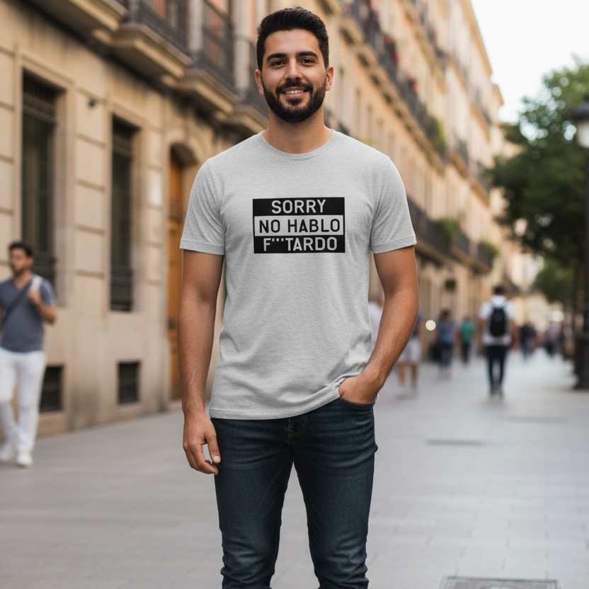SORRY NO HABLO  F**TARDO Graphic Tee