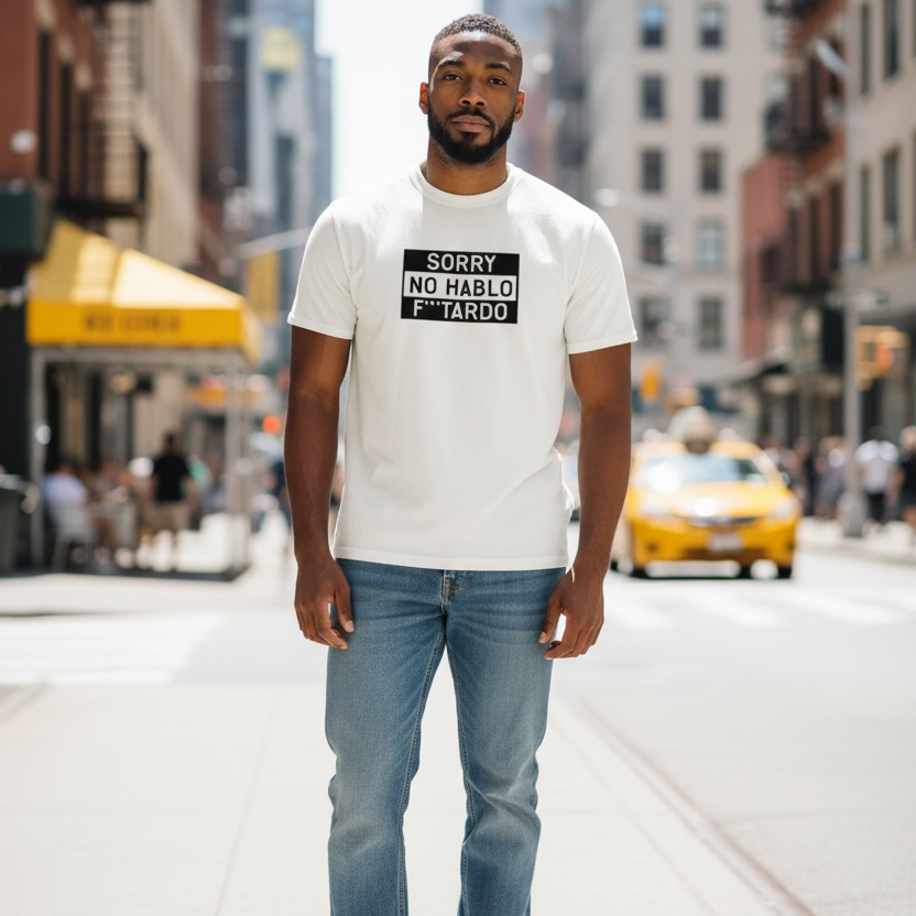 SORRY NO HABLO  F**TARDO Graphic Tee