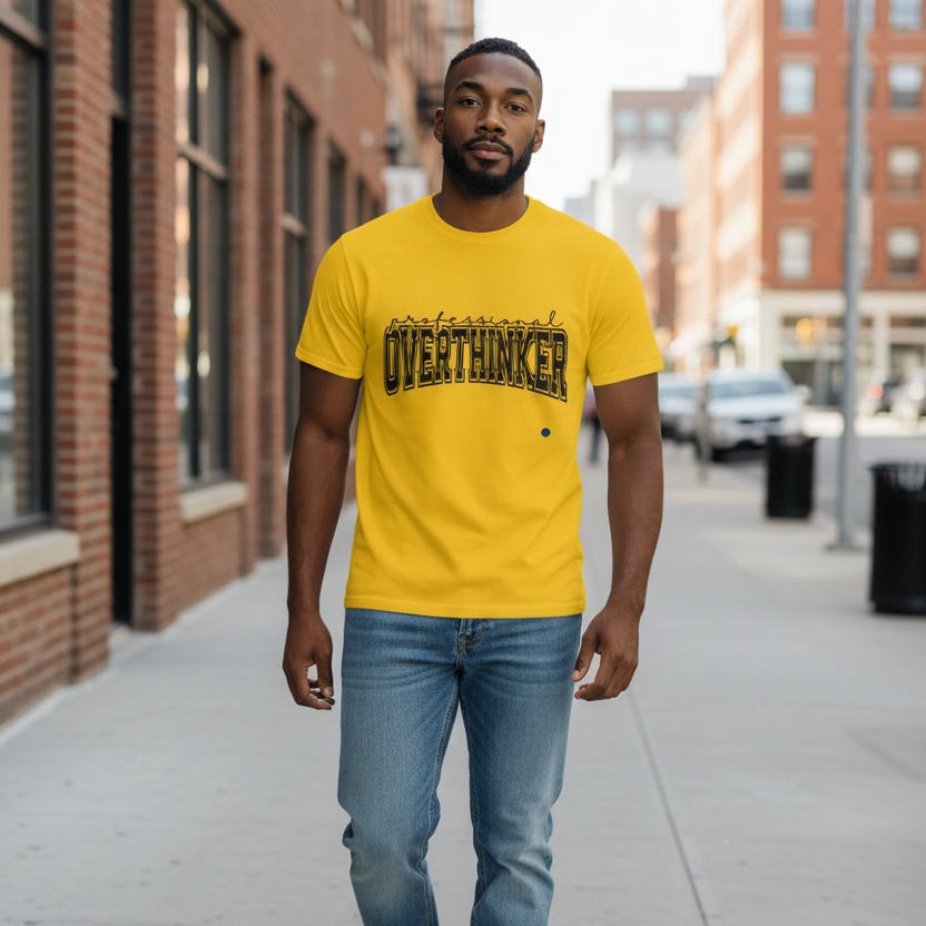 Professional Overthinker Graphic Tee 🖤