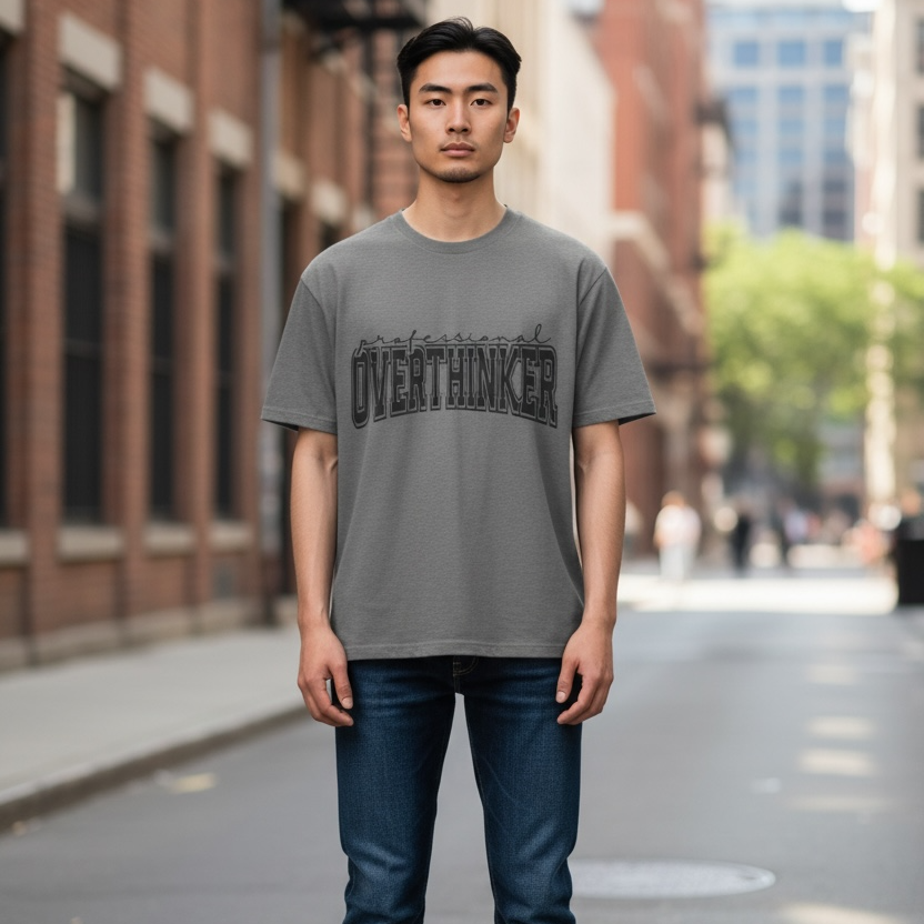 Professional Overthinker Graphic Tee 🖤
