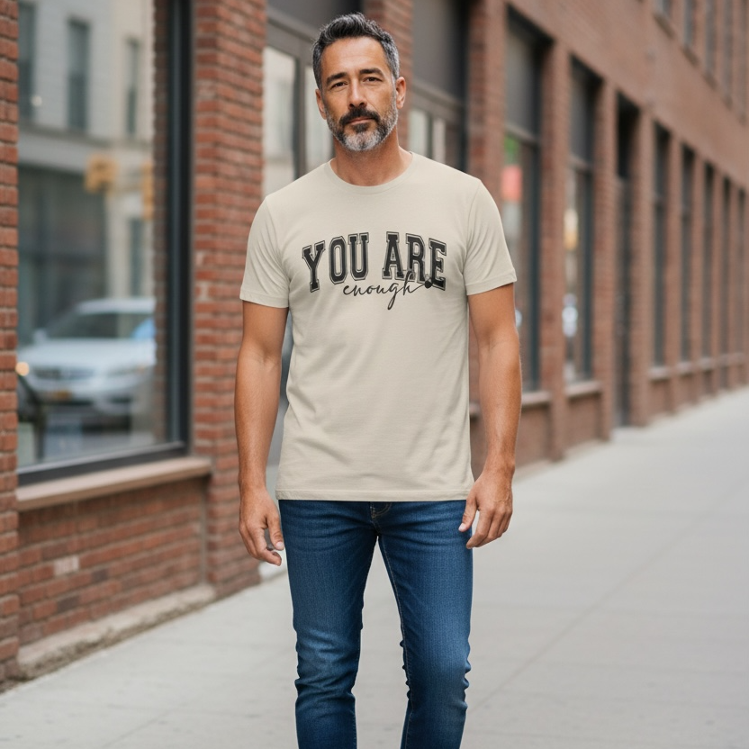 You Are Enough Graphic Tee 🖤