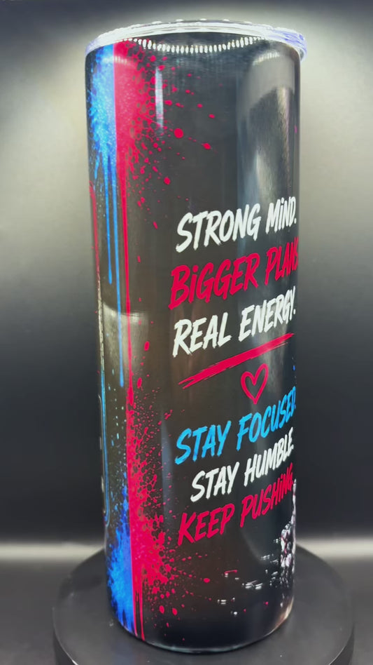 Personalized Party Tumbler – Respect My Cup™ 20 oz Stainless Steel Skinny Tumbler