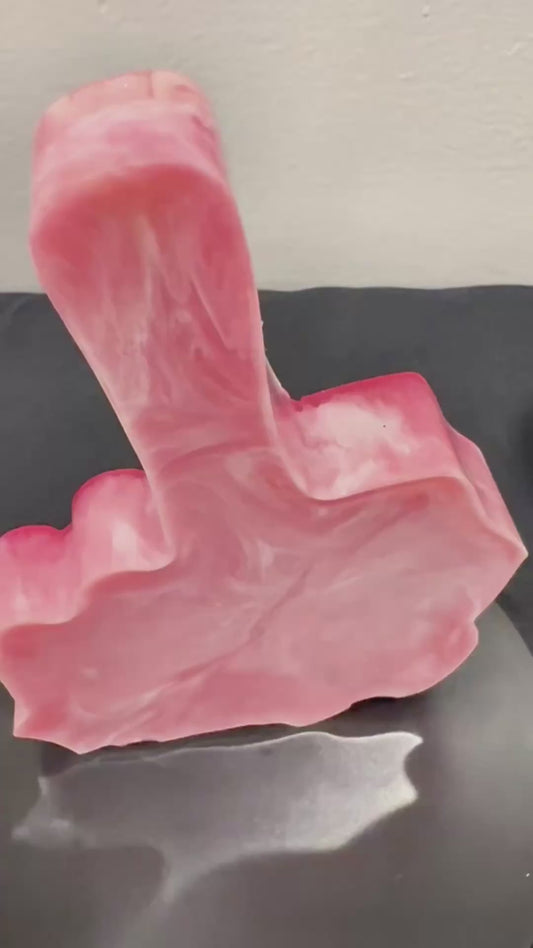 Resin Middle Finger Statement Piece- Funny Desk Decor & Gift