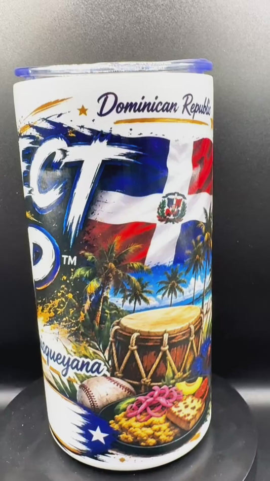 Respect My Cup™ Best of Both Worlds Edition | Puerto Rico & Dominican Republic 16 oz Insulated Tumbler