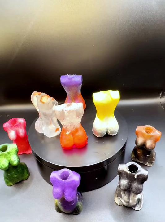 Glow Resin Body Art Straw Topper – Adult Novelty (18+)