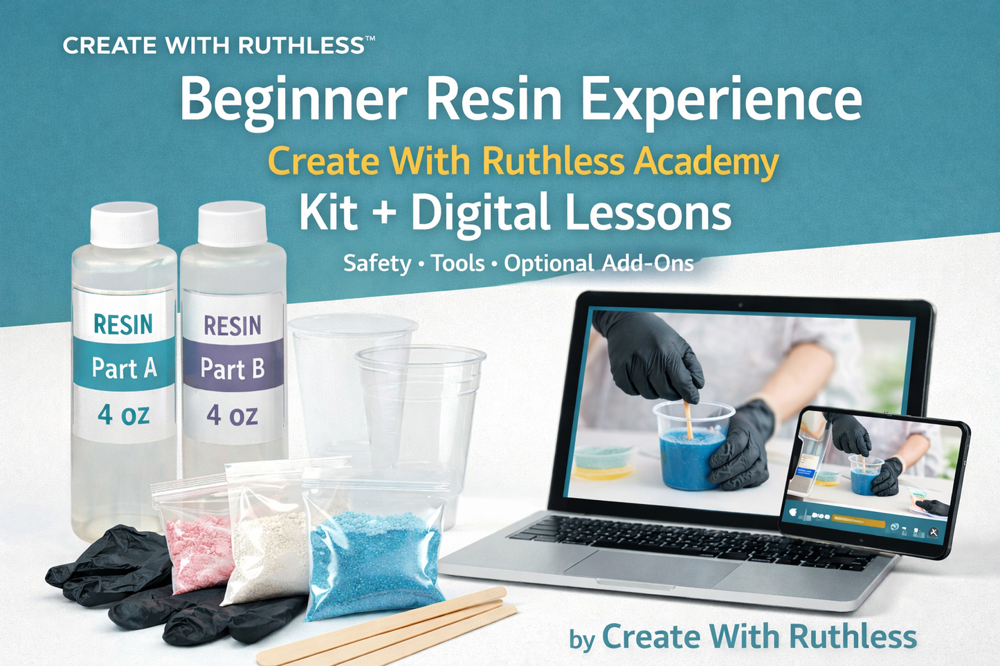 Beginner Resin Experience (Kit + Digital Class)